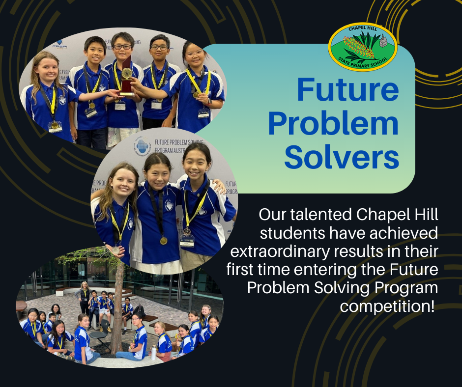 our talented Chapel Hill students have achieved extraordinary results in their first time entering Future Problem Solving